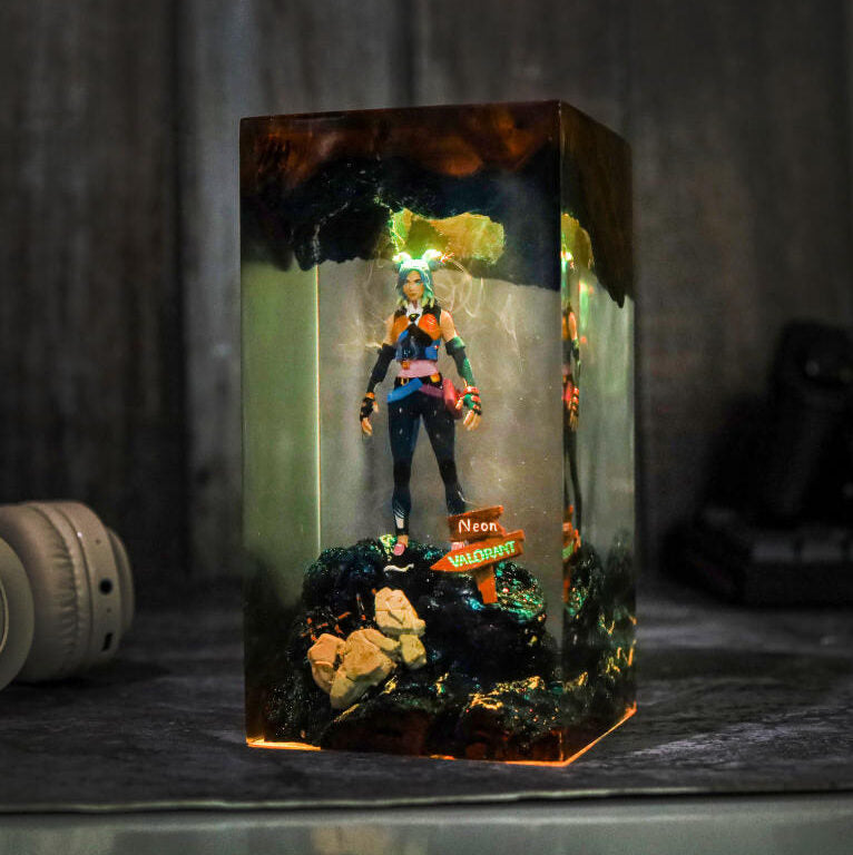 Valorant Neon Epoxy Night Light