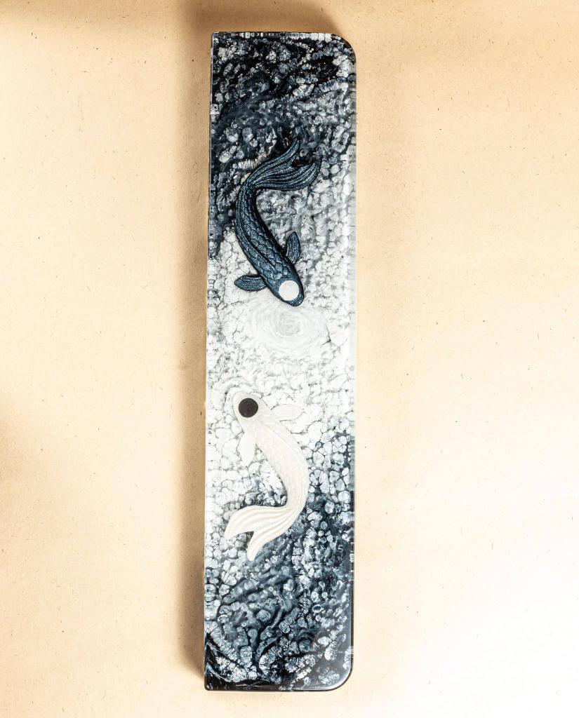 Black Yin Yang Resin Wrist Rest