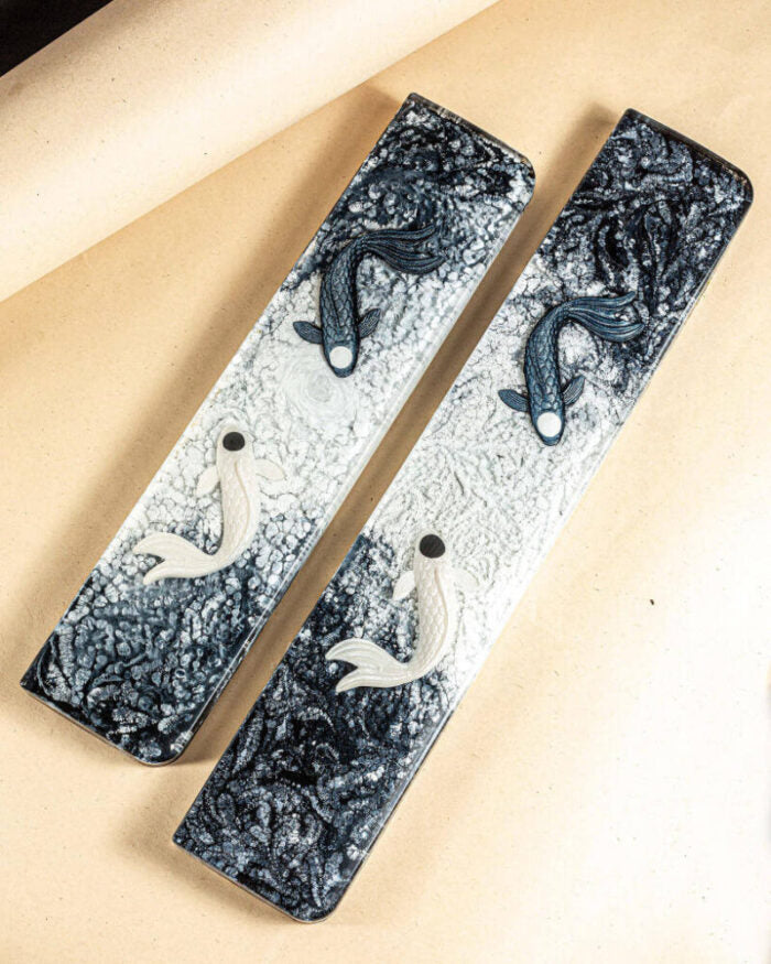 Black Yin Yang Resin Wrist Rest