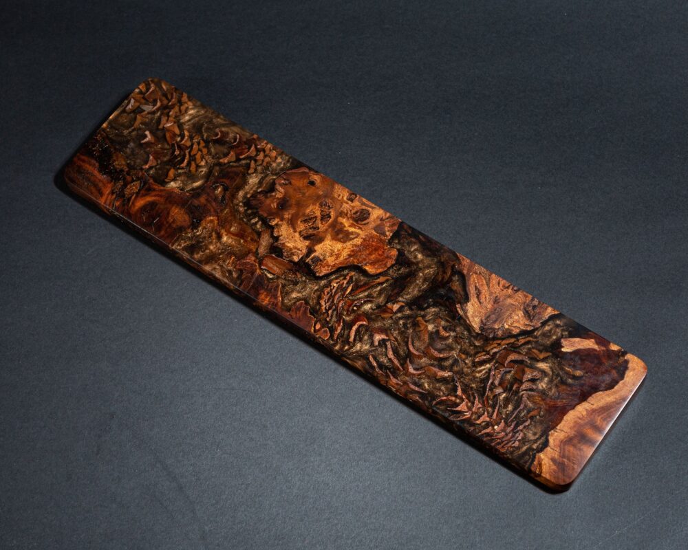 Yin Yang Resin and Wood wrist rest