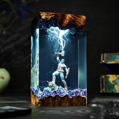 Captain America Thunder Lightning Lamp