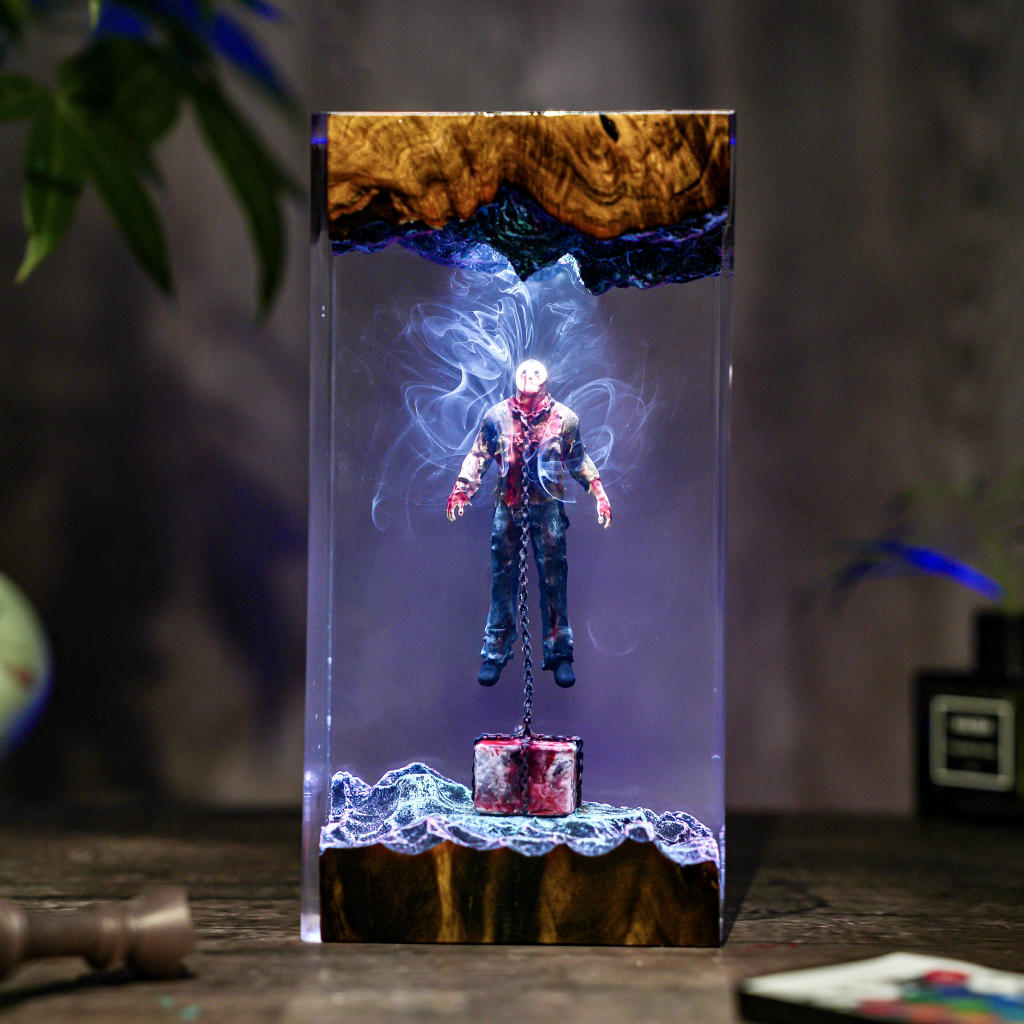 Jason Voorhees Friday the 13th Halloween Lamp