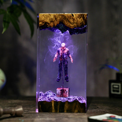Chained Jason Voorhees Friday the 13th Halloween Lamp