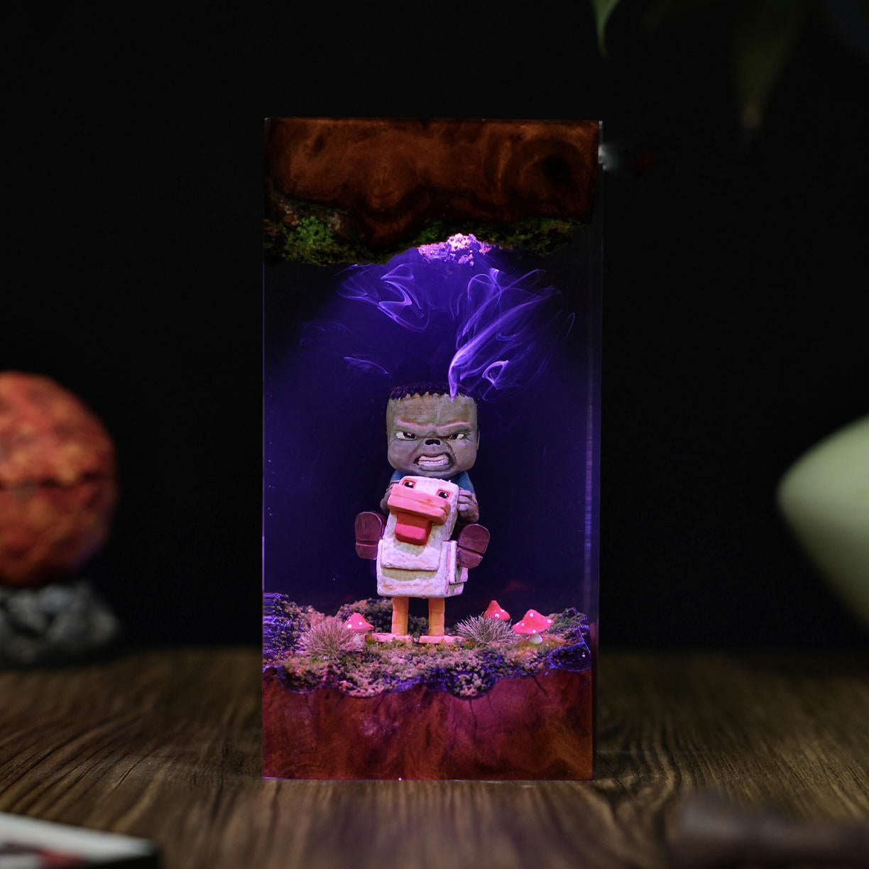 Chicken Jockey Minecraft Night Light