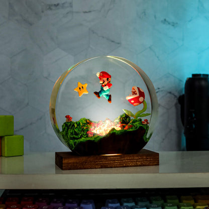 Plumber & Hungry Piranha Plant Lamp