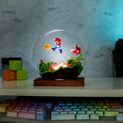 Plumber & Hungry Piranha Plant Lamp