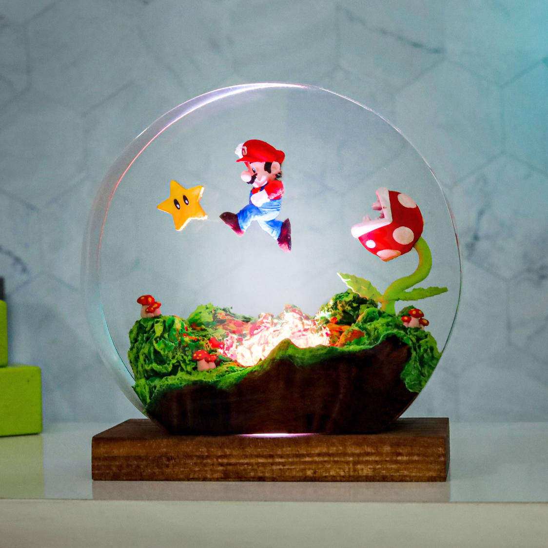 Plumber & Hungry Piranha Plant Lamp