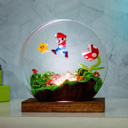 Plumber & Hungry Piranha Plant Lamp