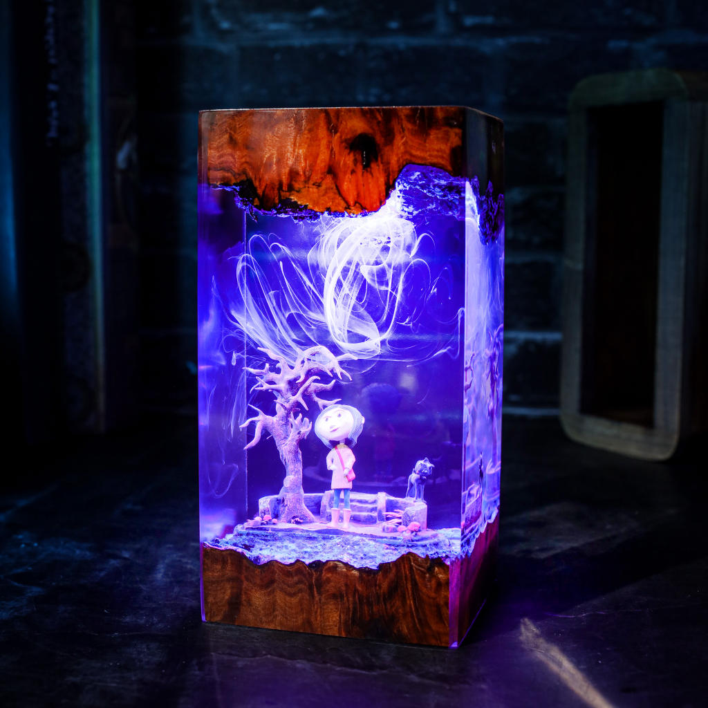 Coraline and Cat Night Light