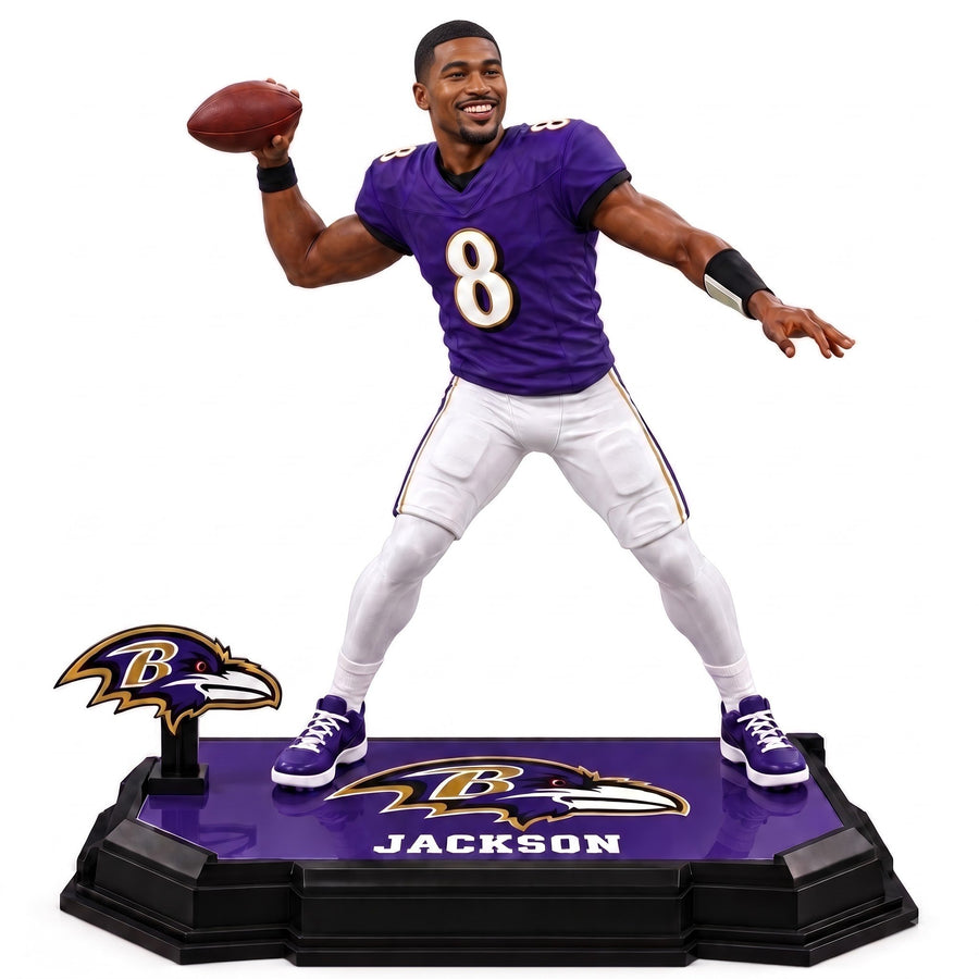 Custom Baltimore Ravens Football Figure From Your Photo
