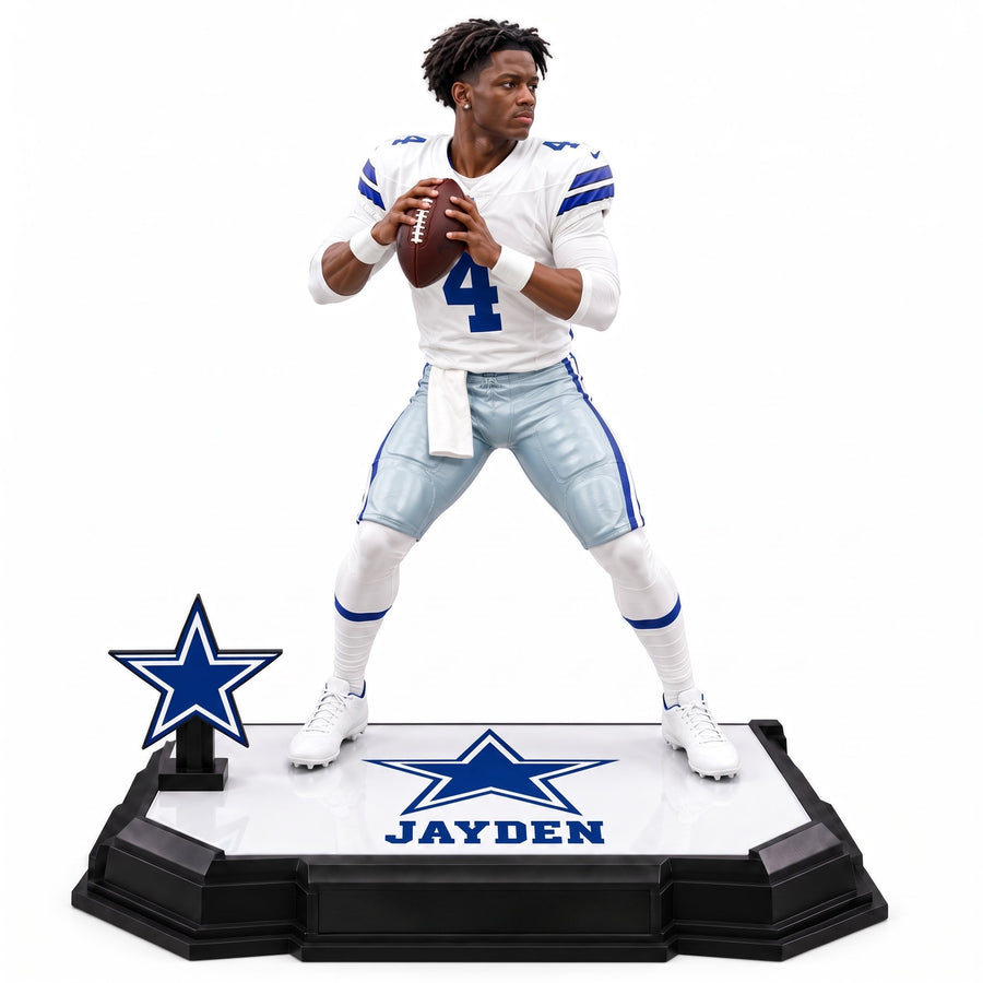 Custom Dallas Cowboys Football Figure From Your Photo