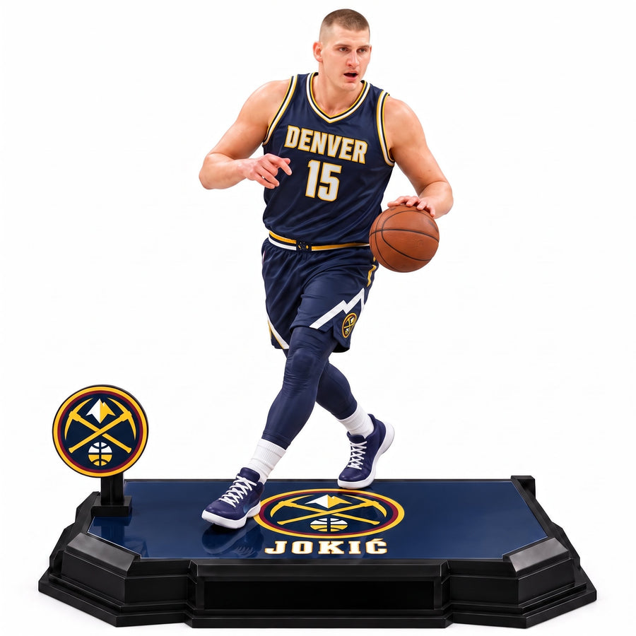 Custom Denver Nuggets Basketball Figure From Your Photo
