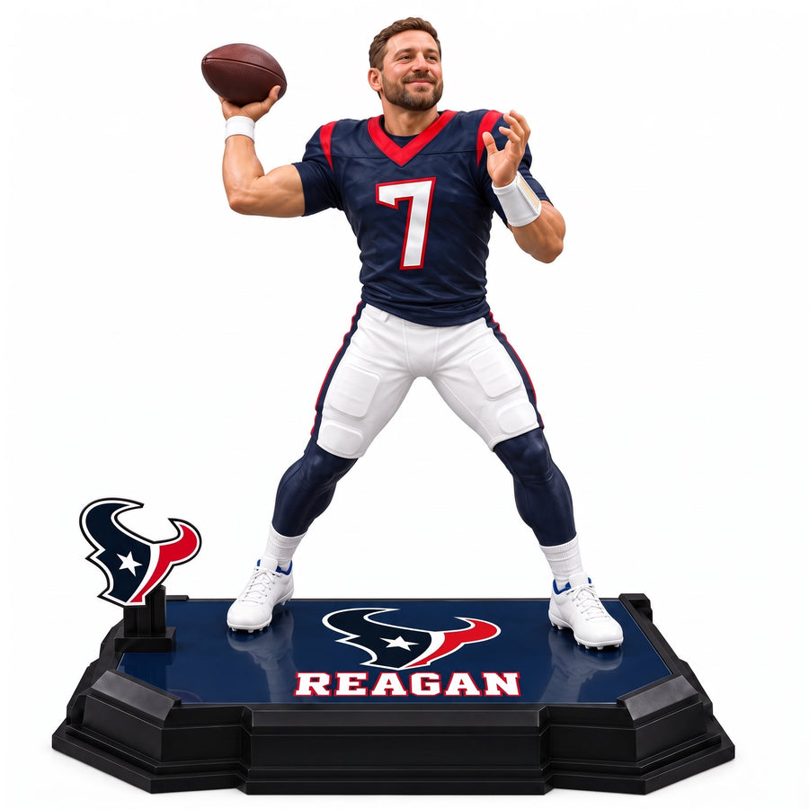 Custom Houston Texans Football Figure From Your Photo