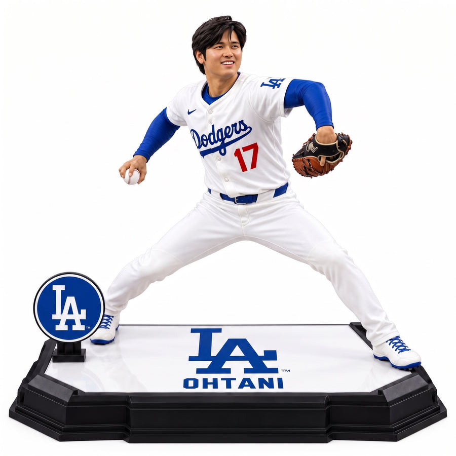Custom Los Angeles Dodgers Baseball Figure From Your Photo