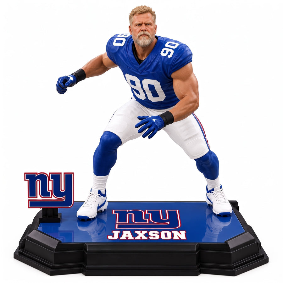 Custom New York Giants Football Figure From Your Photo