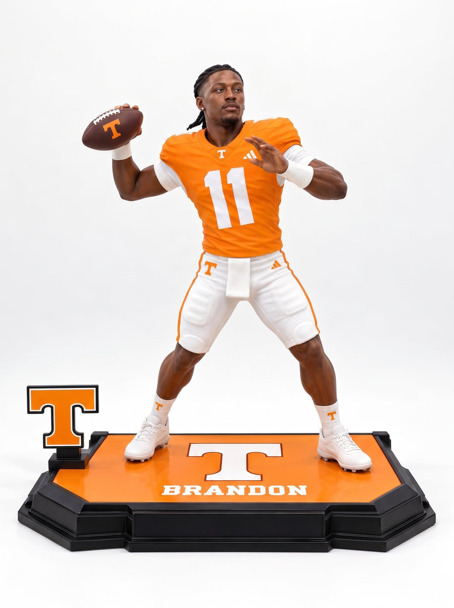 Custom Tennessee Volunteers Football Figure From Your Photo