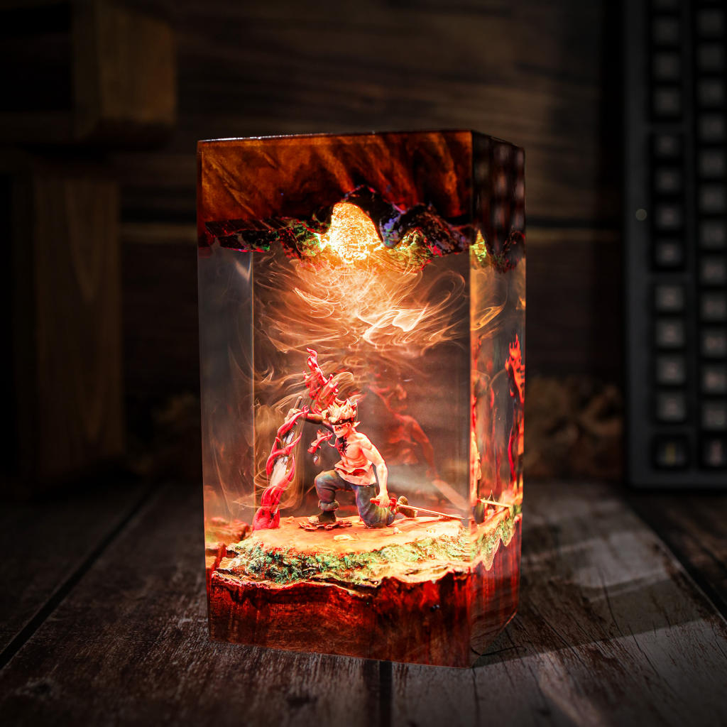Dark Clover Power Wielder Lamp