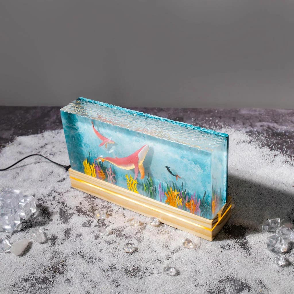 Mom and Son/Daughter Dolphin Night Light (ẩn)