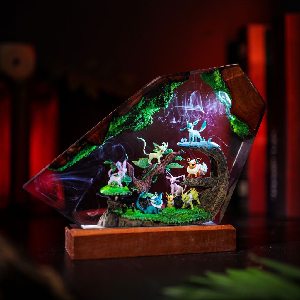 Eevee Evolution Family Pokémon Lamp