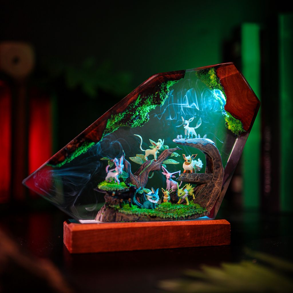 Eevee Evolution Family Pokémon Lamp