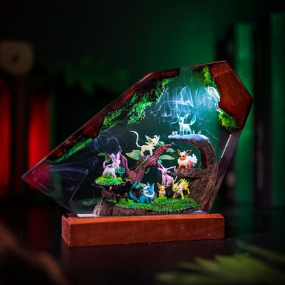Eevee Evolution Family Pokémon Lamp