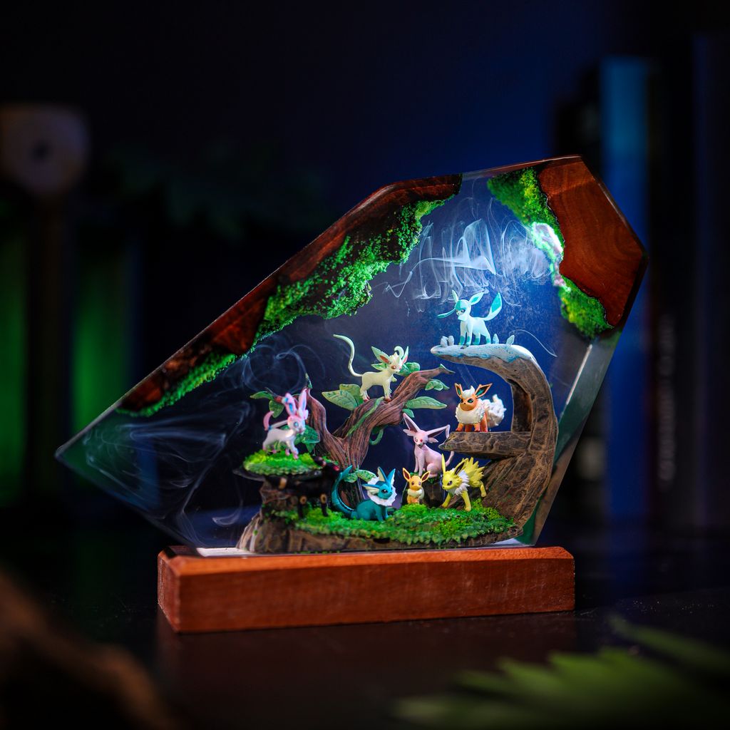 Eevee Evolution Family Pokémon Lamp
