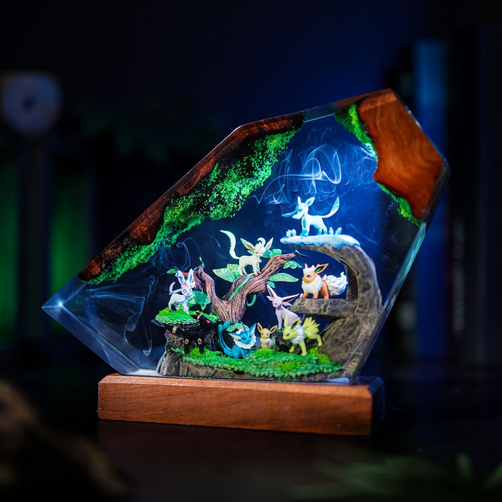 Eevee Evolution Family Pokémon Lamp