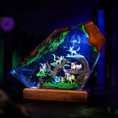 Eevee Evolution Family Pokémon Lamp