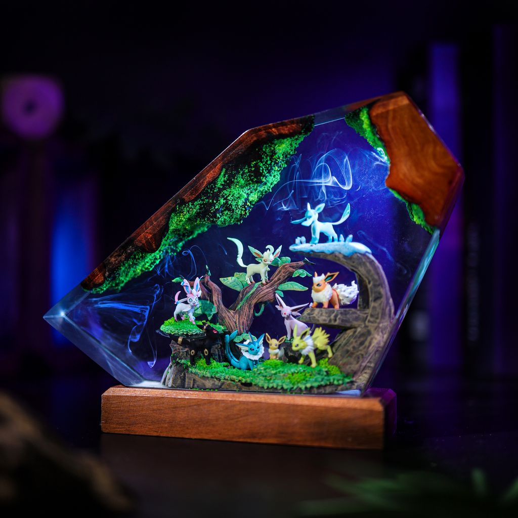 Eevee Evolution Family Pokémon Lamp