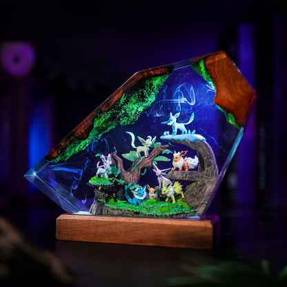 Eevee Evolution Family Pokémon Lamp