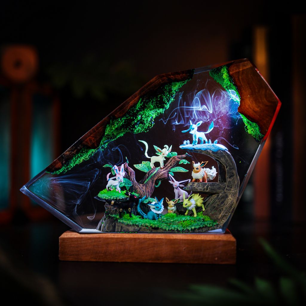 Eevee Evolution Family Pokémon Lamp