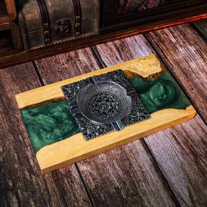 Green River Resin Wood Ashtray
