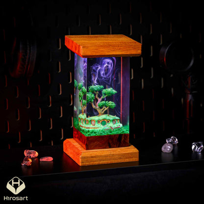 Hobbiton Bonsai Pot Epoxy Lamp