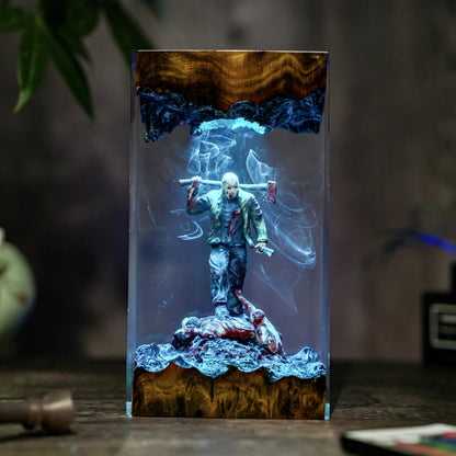 Jason Voorhees Friday the 13th Halloween Lamp