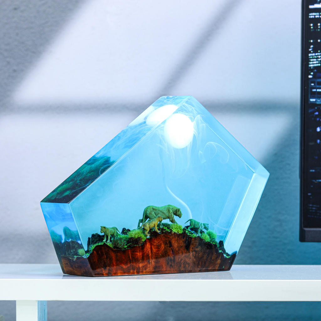 Lion Family Lamp(ẩn)