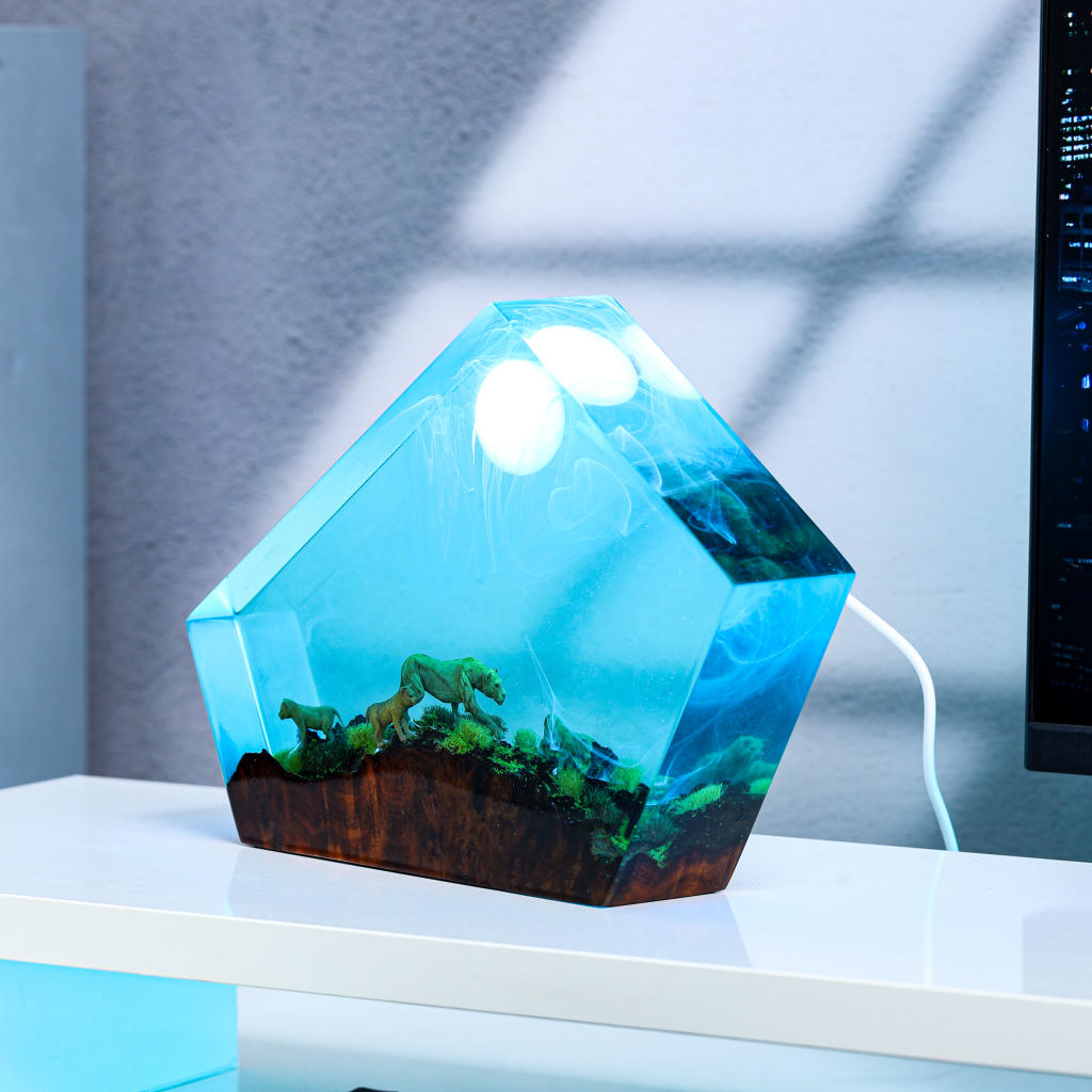 Lion Family Lamp(ẩn)