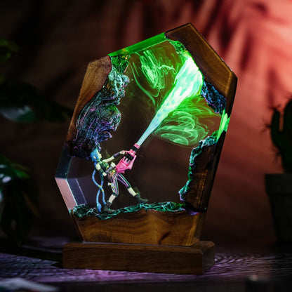 Jinx Arcane League of Legends Lamp