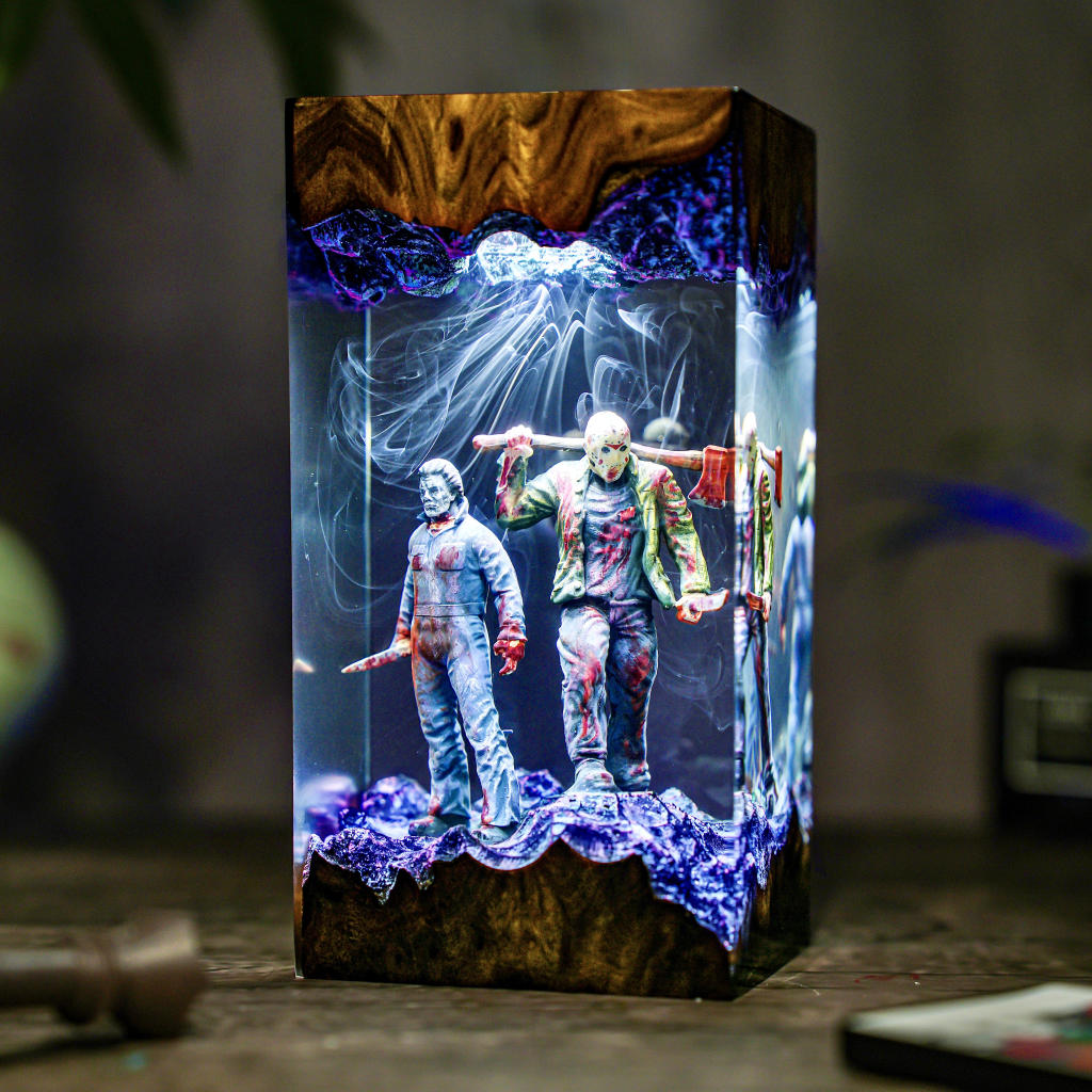 Jason Voorhees Friday the 13th Halloween Lamp