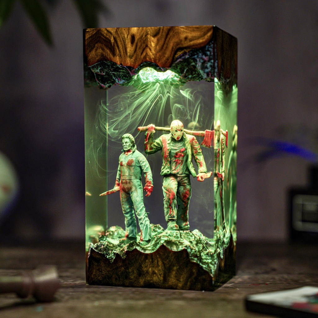 Jason Voorhees Friday the 13th Halloween Lamp