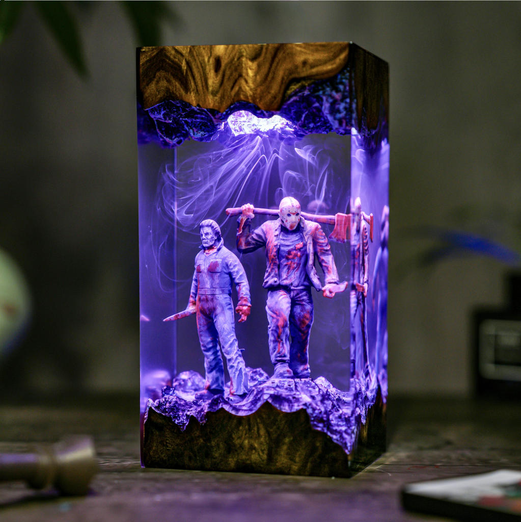 Jason Voorhees Friday the 13th Halloween Lamp