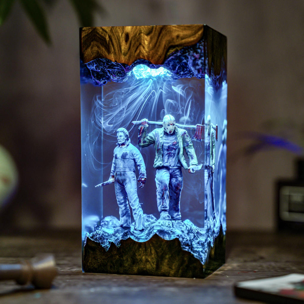 Jason Voorhees Friday the 13th Halloween Lamp