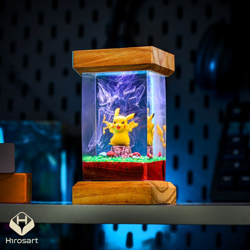 Pikachu Pokemon Resin Lamp Ver 2
