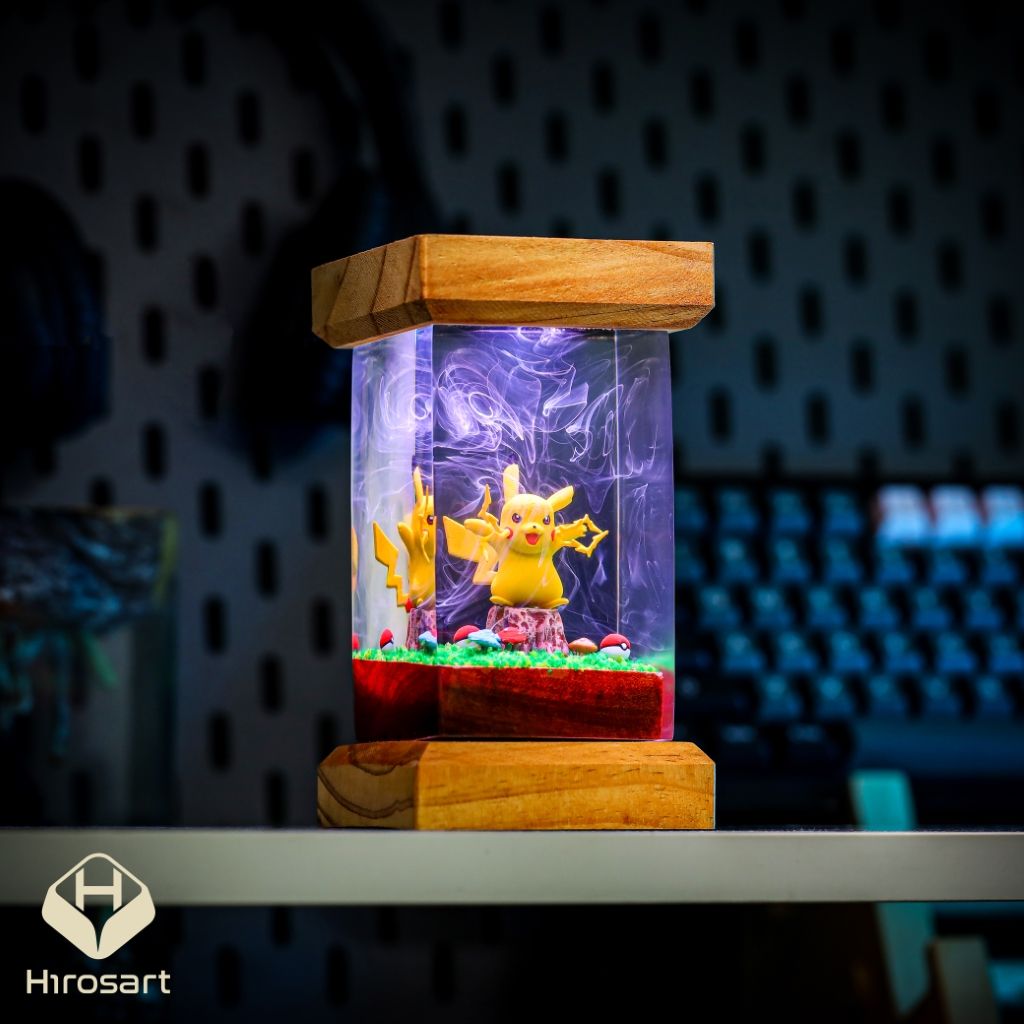 Pikachu Pokemon Resin Lamp Ver 2