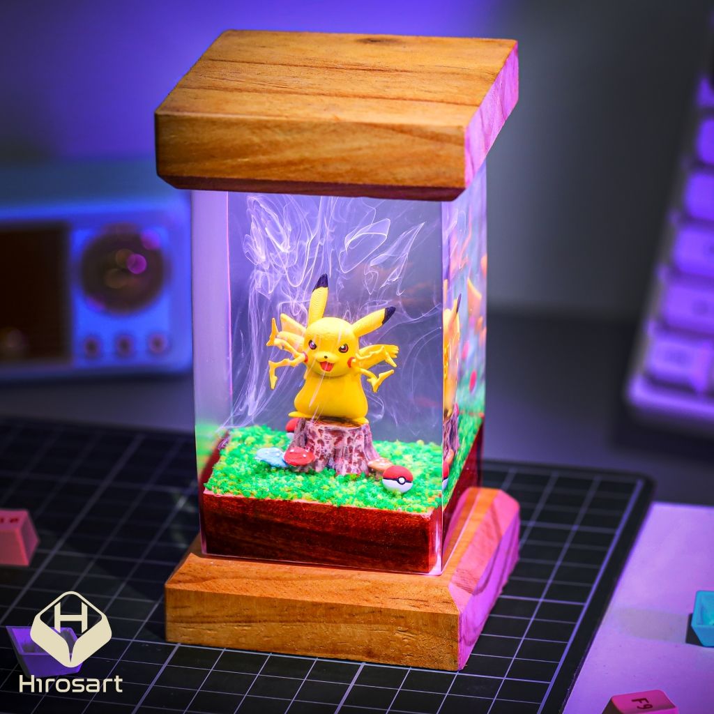 Pikachu Pokemon Resin Lamp Ver 2