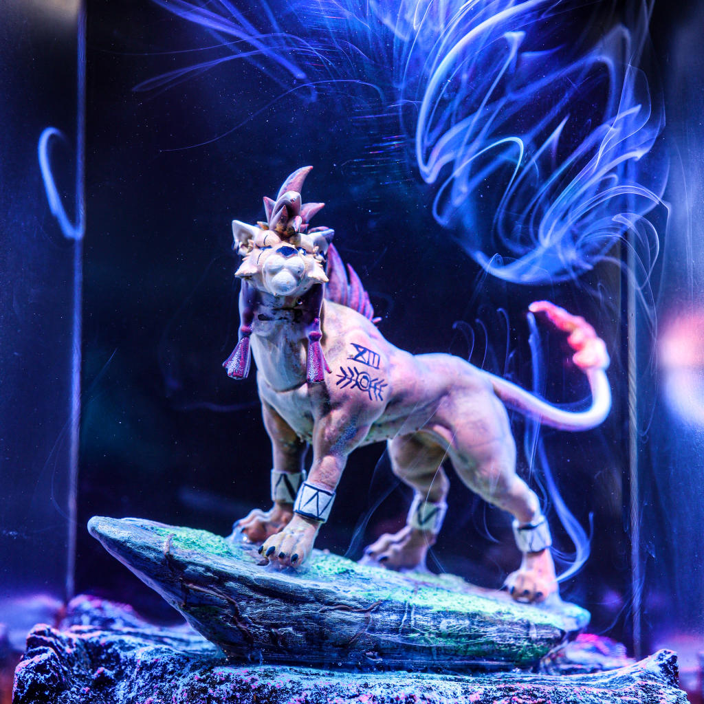 Red XIII Final Fantasy VII Lamp