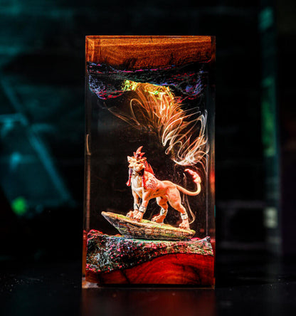 Red XIII Final Fantasy VII Lamp