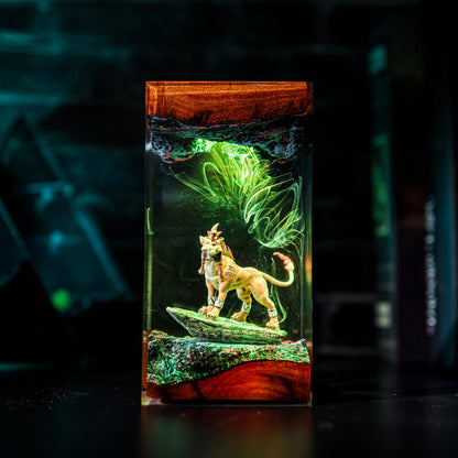 Red XIII Final Fantasy VII Lamp
