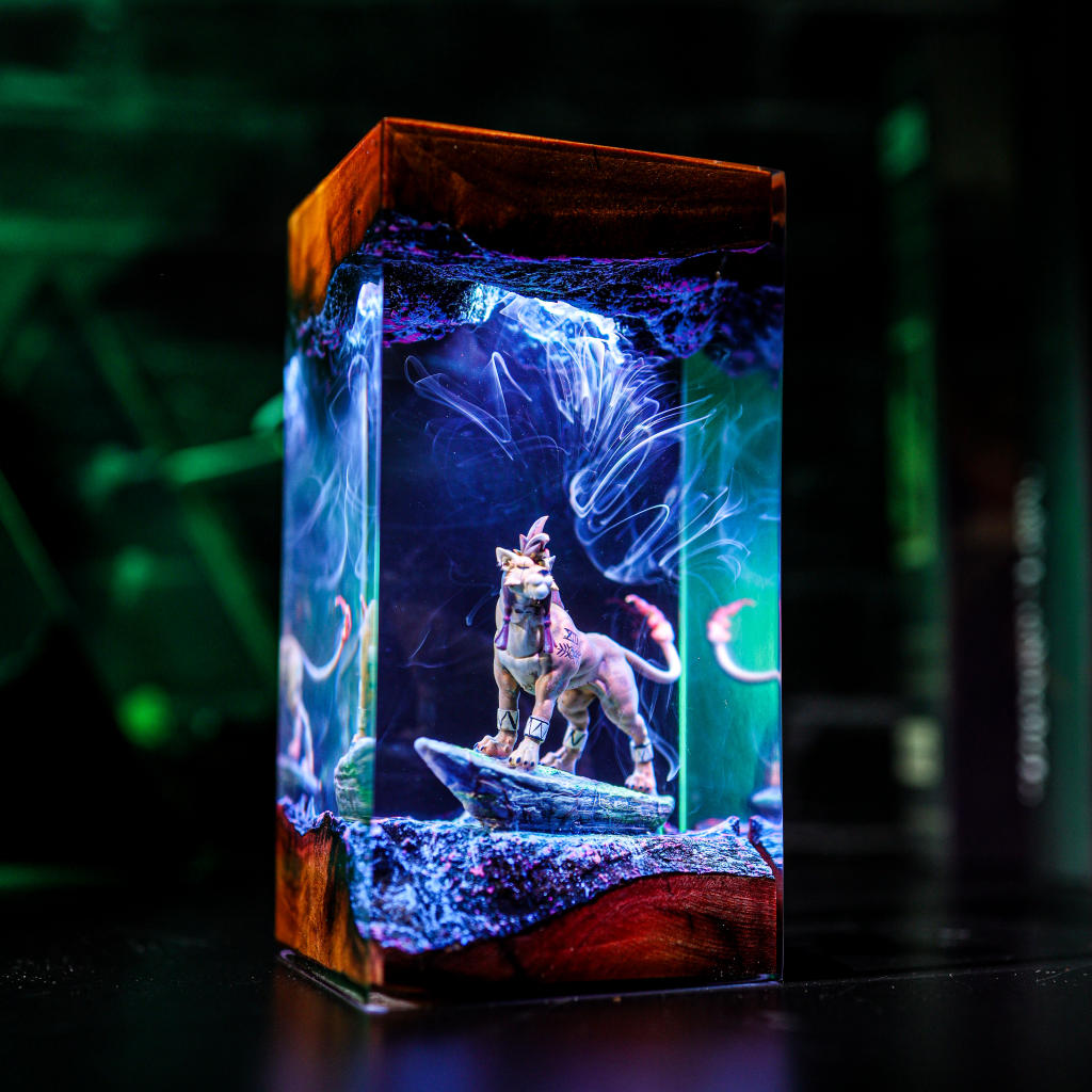 Red XIII Final Fantasy VII Lamp