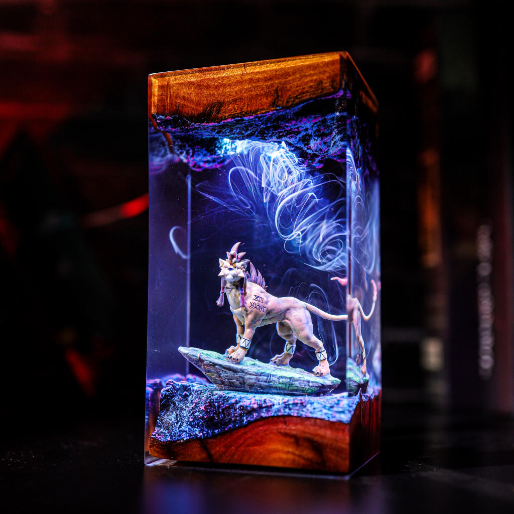 Red XIII Final Fantasy VII Lamp