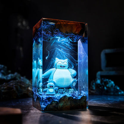 Snorlax and Munchlax Pokémon Lamp